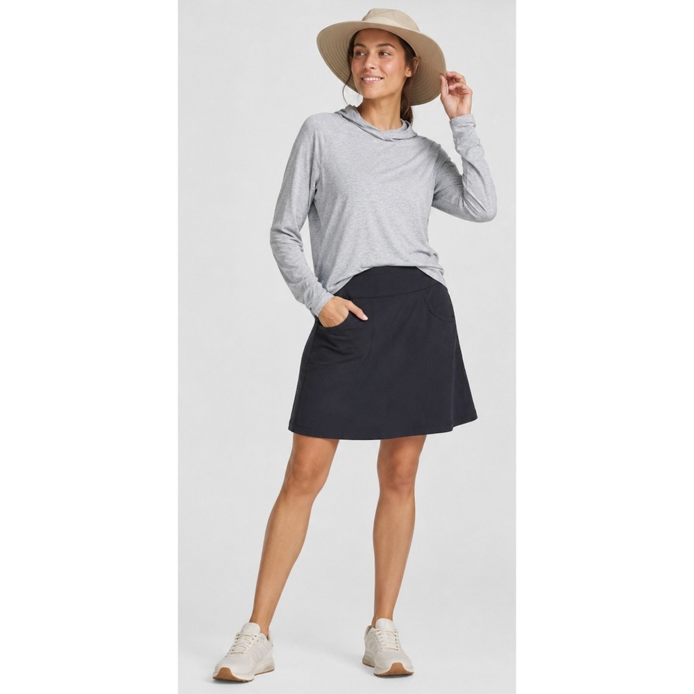 Columbia Womens Black Anytime Casual Skirt Active Hiking Skirt‎ Size Small
